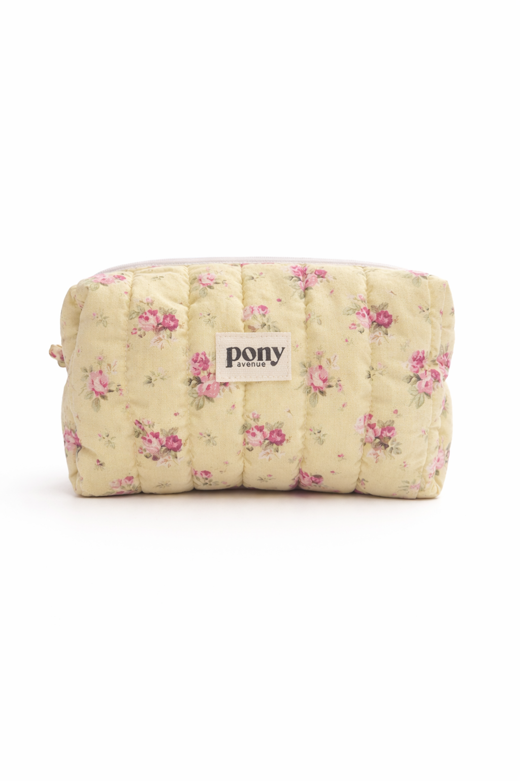 Quilted Makeup Pouch - Medium